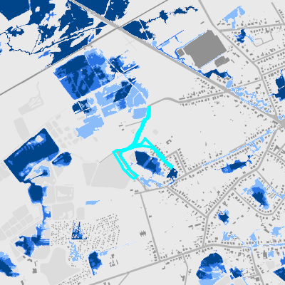 Overstromingsgevoelig (pluviaal)