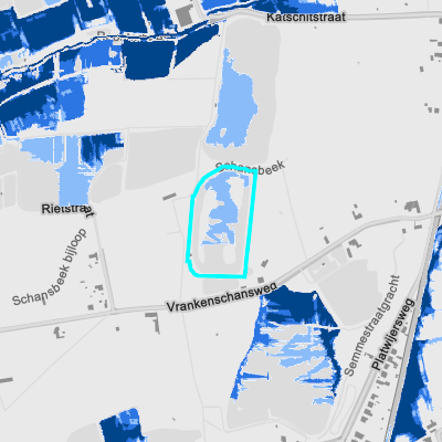 Overstromingsgevoelig (pluviaal)