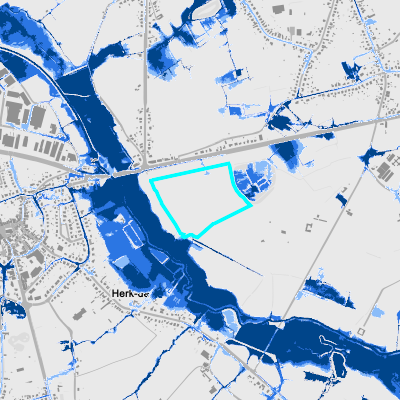 Overstromingsgevoelig (pluviaal)