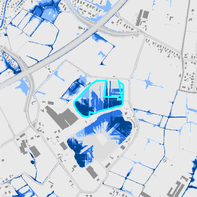 Overstromingsgevoelig (pluviaal)