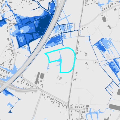 Overstromingsgevoelig (pluviaal)