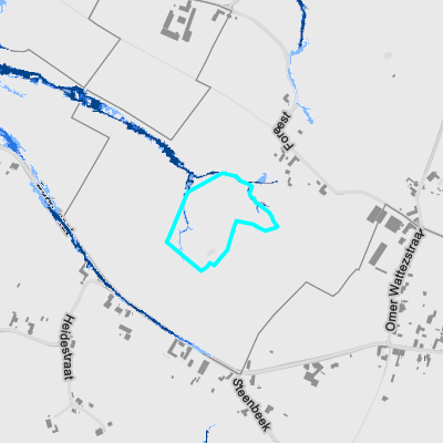 Overstromingsgevoelig (pluviaal)