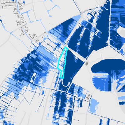 Overstromingsgevoelig (pluviaal)