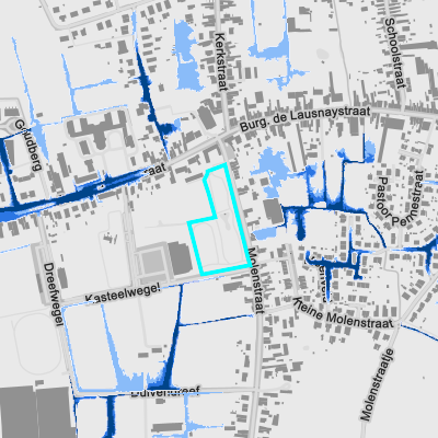 Overstromingsgevoelig (pluviaal)