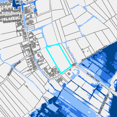 Overstromingsgevoelig (pluviaal)