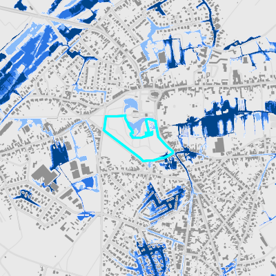 Overstromingsgevoelig (pluviaal)