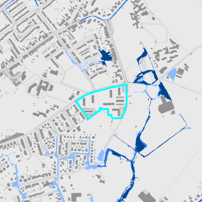 Overstromingsgevoelig (pluviaal)