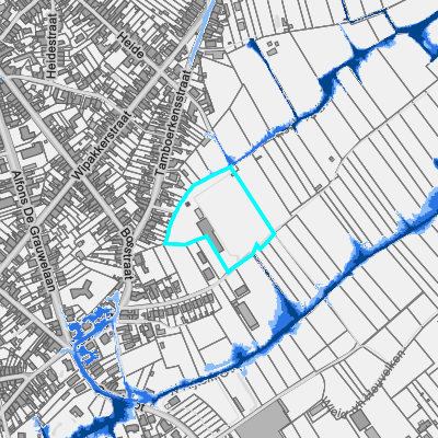 Overstromingsgevoelig (pluviaal)