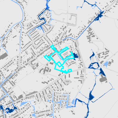 Overstromingsgevoelig (pluviaal)