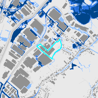 Overstromingsgevoelig (pluviaal)