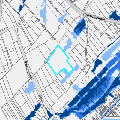 Overstromingsgevoelig (pluviaal)