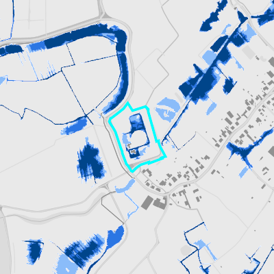 Overstromingsgevoelig (pluviaal)