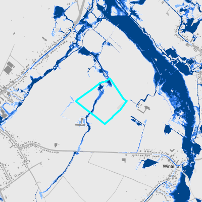 Overstromingsgevoelig (pluviaal)