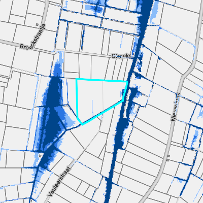 Overstromingsgevoelig (pluviaal)