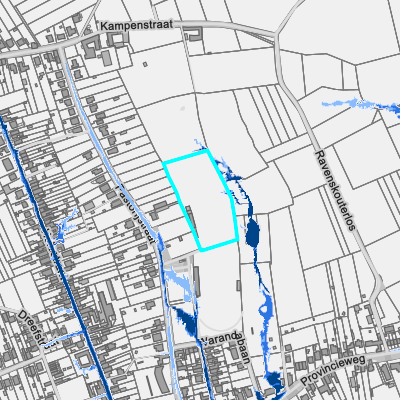 Overstromingsgevoelig (pluviaal)