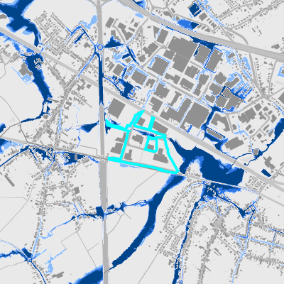 Overstromingsgevoelig (pluviaal)