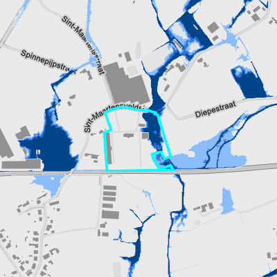 Overstromingsgevoelig (pluviaal)