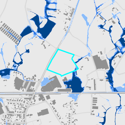Overstromingsgevoelig (pluviaal)