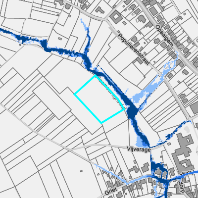 Overstromingsgevoelig (pluviaal)