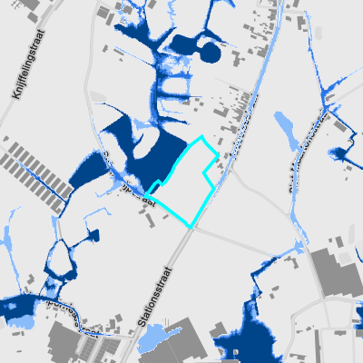 Overstromingsgevoelig (pluviaal)