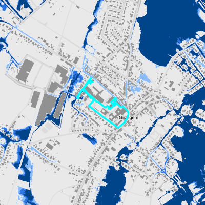 Overstromingsgevoelig (pluviaal)