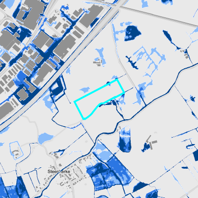 Overstromingsgevoelig (pluviaal)