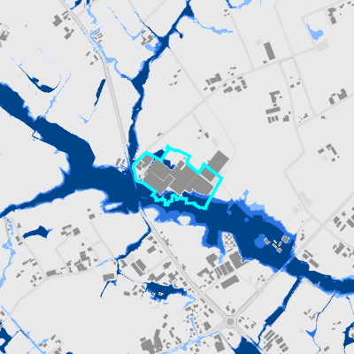 Overstromingsgevoelig (pluviaal)