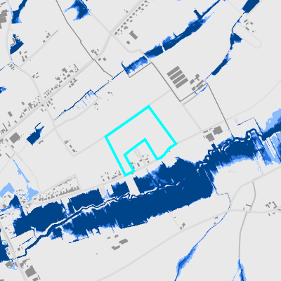 Overstromingsgevoelig (pluviaal)