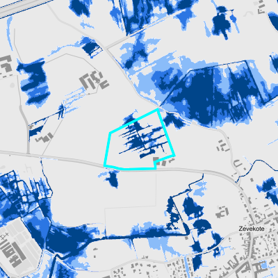 Overstromingsgevoelig (pluviaal)