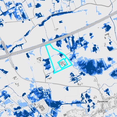 Overstromingsgevoelig (pluviaal)