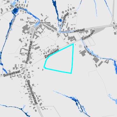 Overstromingsgevoelig (pluviaal)