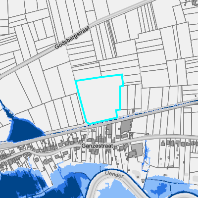 Overstromingsgevoelig (pluviaal)