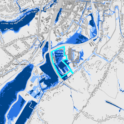Overstromingsgevoelig (pluviaal)