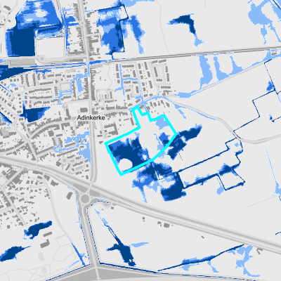 Overstromingsgevoelig (pluviaal)