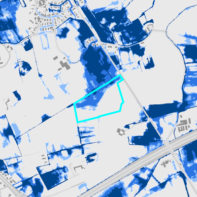 Overstromingsgevoelig (pluviaal)