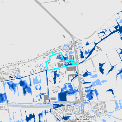 Overstromingsgevoelig (pluviaal)