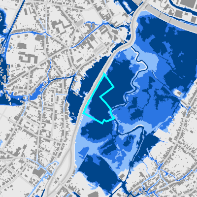 Overstromingsgevoelig (pluviaal)