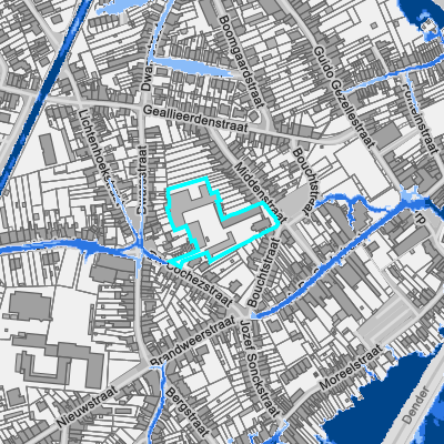 Overstromingsgevoelig (pluviaal)