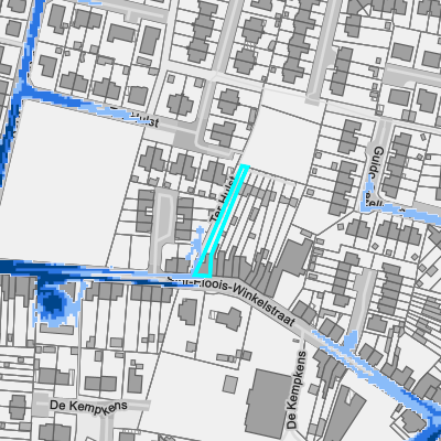 Overstromingsgevoelig (pluviaal)