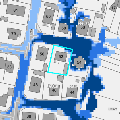 Overstromingsgevoelig (pluviaal)