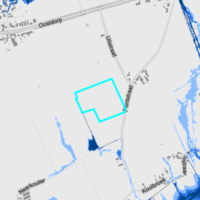Overstromingsgevoelig (pluviaal)