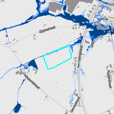 Overstromingsgevoelig (pluviaal)