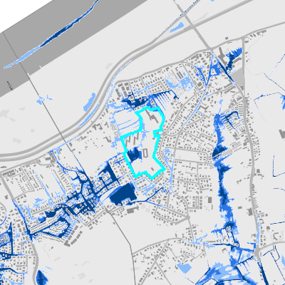 Overstromingsgevoelig (pluviaal)