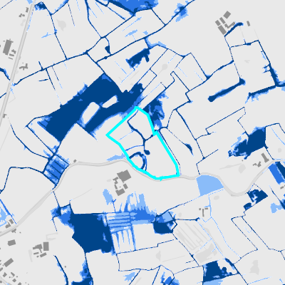 Overstromingsgevoelig (pluviaal)