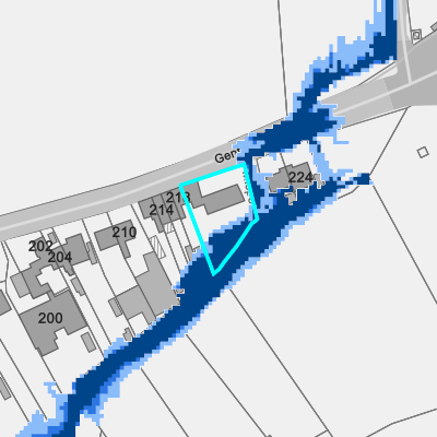 Overstromingsgevoelig (pluviaal)
