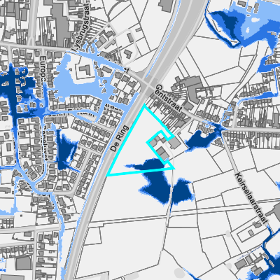 Overstromingsgevoelig (pluviaal)