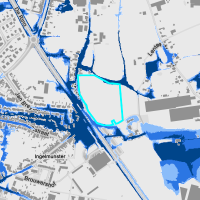 Overstromingsgevoelig (pluviaal)