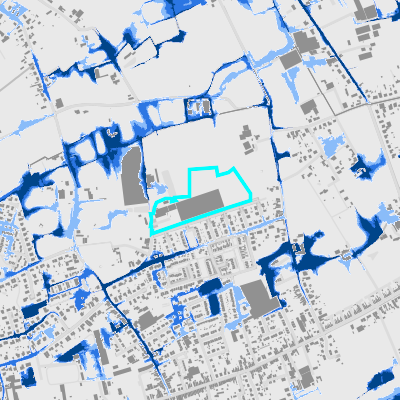 Overstromingsgevoelig (pluviaal)