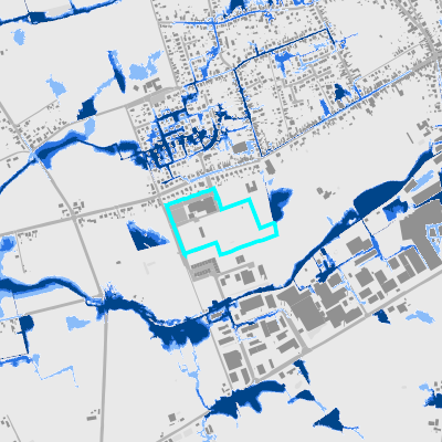 Overstromingsgevoelig (pluviaal)