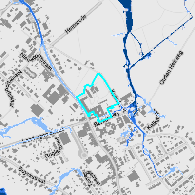 Overstromingsgevoelig (pluviaal)